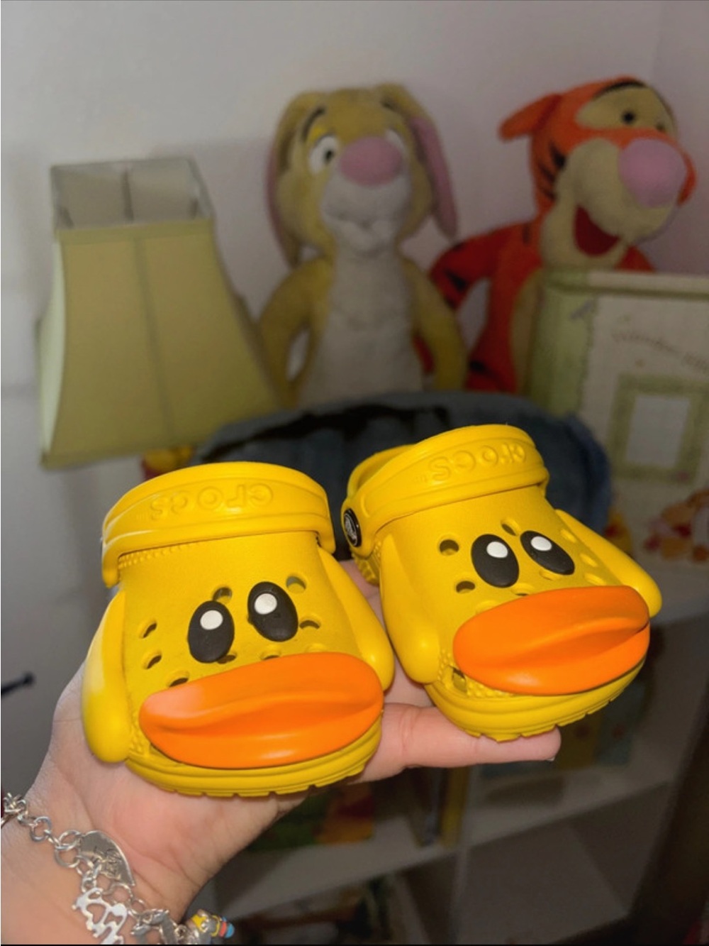 Crocs Kids Classic Crocs - Yellow Duck Design
